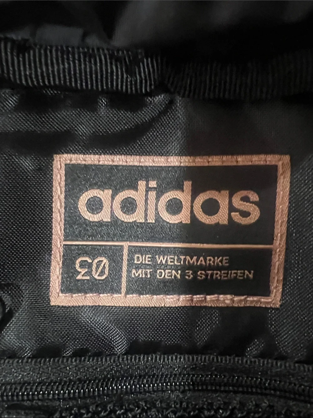 adidas Black Mini Backpack with Rose Gold Trim - Picture 2 of 11